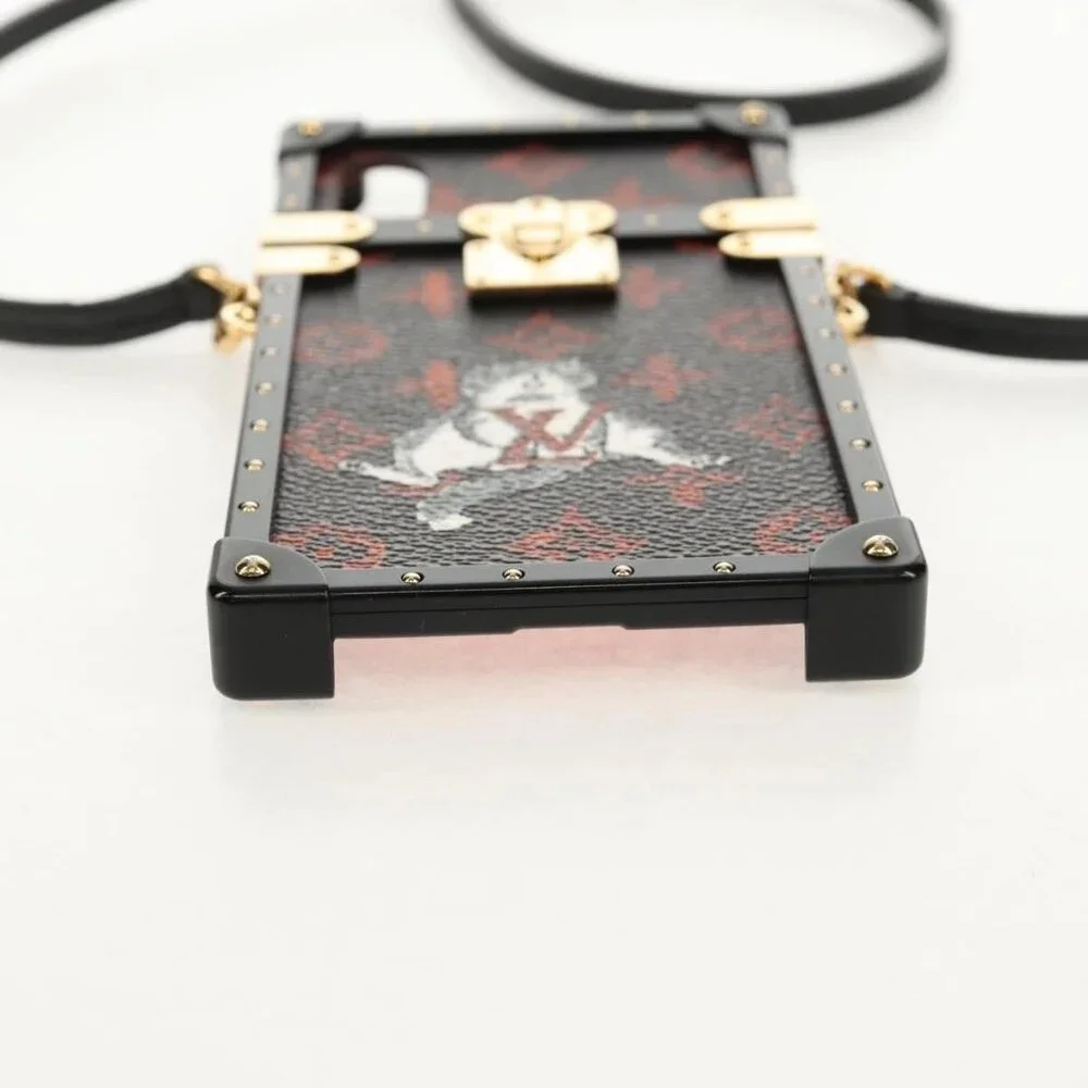 LOUIS VUITTON Catgram iPhone X iPhone XS Eye Trunk iPhone M63891 LV Auth 128518M